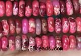 CDE1253 15.5 inches 2.5*4mm rondelle sea sediment jasper beads