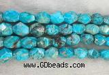 CDE1361 15.5 inches 15*20mm faceted nuggets sediment jasper beads