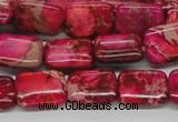 CDE20 15.5 inches 12*16mm rectangle dyed sea sediment jasper beads