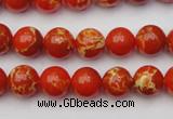 CDE2002 15.5 inches 8mm round dyed sea sediment jasper beads