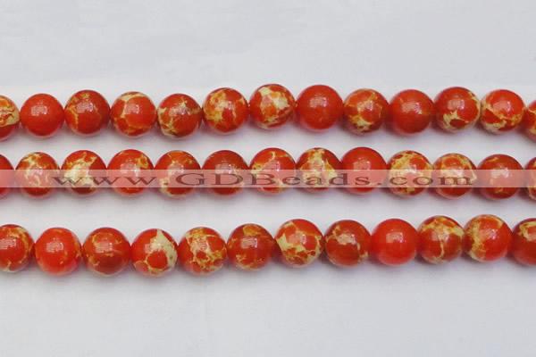 CDE2010 15.5 inches 24mm round dyed sea sediment jasper beads