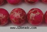 CDE2020 15.5 inches 22mm round dyed sea sediment jasper beads