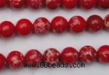 CDE2023 15.5 inches 6mm round dyed sea sediment jasper beads