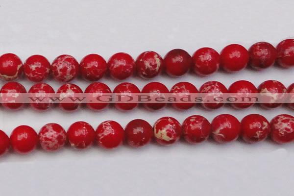 CDE2031 15.5 inches 22mm round dyed sea sediment jasper beads