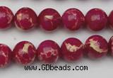 CDE2035 15.5 inches 8mm round dyed sea sediment jasper beads