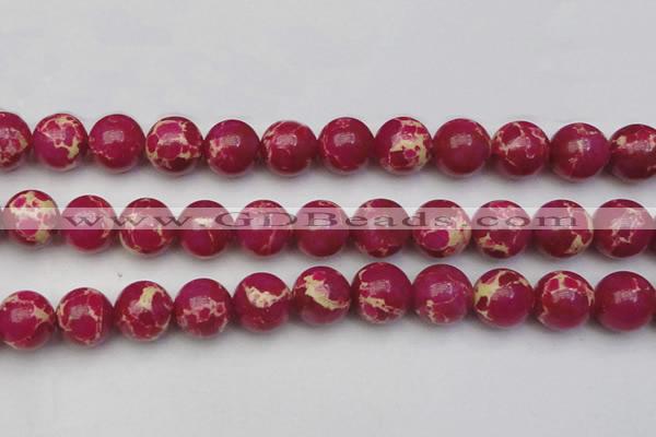 CDE2040 15.5 inches 18mm round dyed sea sediment jasper beads