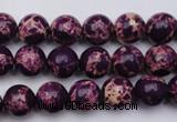 CDE2044 15.5 inches 4mm round dyed sea sediment jasper beads