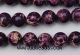 CDE2045 15.5 inches 6mm round dyed sea sediment jasper beads