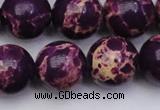 CDE2051 15.5 inches 18mm round dyed sea sediment jasper beads