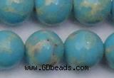 CDE2065 15.5 inches 24mm round dyed sea sediment jasper beads