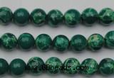 CDE2077 15.5 inches 4mm round dyed sea sediment jasper beads