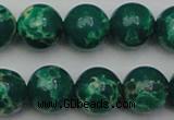 CDE2082 15.5 inches 14mm round dyed sea sediment jasper beads