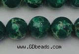 CDE2083 15.5 inches 16mm round dyed sea sediment jasper beads