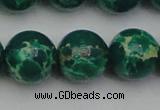 CDE2085 15.5 inches 20mm round dyed sea sediment jasper beads