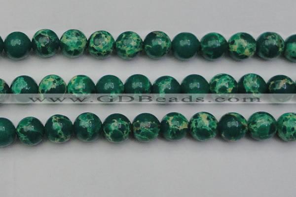 CDE2086 15.5 inches 22mm round dyed sea sediment jasper beads