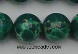 CDE2087 15.5 inches 24mm round dyed sea sediment jasper beads