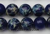 CDE2092 15.5 inches 12mm round dyed sea sediment jasper beads