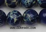 CDE2096 15.5 inches 20mm round dyed sea sediment jasper beads