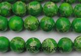 CDE2221 15.5 inches 6mm round dyed sea sediment jasper beads