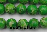 CDE2223 15.5 inches 10mm round dyed sea sediment jasper beads