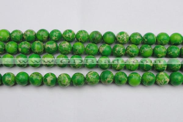 CDE2225 15.5 inches 14mm round dyed sea sediment jasper beads