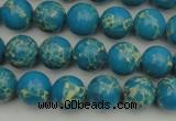 CDE2232 15.5 inches 6mm round dyed sea sediment jasper beads