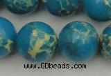 CDE2239 15.5 inches 20mm round dyed sea sediment jasper beads