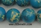 CDE2240 15.5 inches 22mm round dyed sea sediment jasper beads