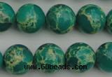 CDE2246 15.5 inches 12mm round dyed sea sediment jasper beads