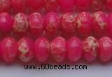 CDE2613 15.5 inches 13*18mm rondelle dyed sea sediment jasper beads