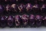 CDE2638 15.5 inches 15*20mm rondelle dyed sea sediment jasper beads