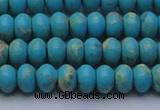 CDE2641 15.5 inches 7*10mm rondelle dyed sea sediment jasper beads