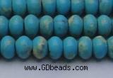 CDE2643 15.5 inches 10*14mm rondelle dyed sea sediment jasper beads