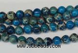 CDE265 15.5 inches 6mm round dyed sea sediment jasper beads