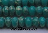 CDE2669 15.5 inches 13*18mm rondelle dyed sea sediment jasper beads