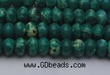 CDE2672 15.5 inches 5*8mm rondelle dyed sea sediment jasper beads