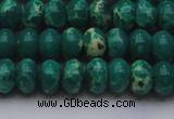 CDE2676 15.5 inches 12*16mm rondelle dyed sea sediment jasper beads