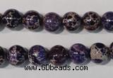 CDE696 15.5 inches 10mm round dyed sea sediment jasper beads