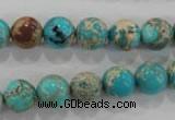 CDE803 15.5 inches 10mm round dyed sea sediment jasper beads wholesale