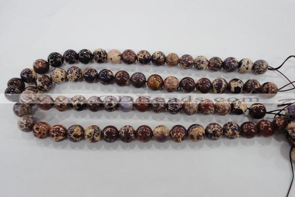 CDE843 15.5 inches 10mm round dyed sea sediment jasper beads wholesale