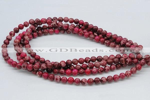 CDI03 16 inches 8mm round dyed imperial jasper beads wholesale