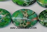 CDI186 15.5 inches 22*30mm oval dyed imperial jasper beads