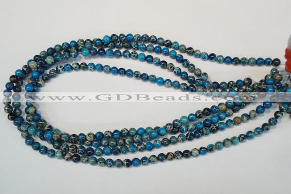 CDI265 15.5 inches 6mm round dyed imperial jasper beads