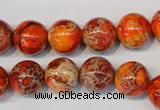 CDI494 15.5 inches 12mm round dyed imperial jasper beads