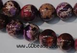 CDI697 15.5 inches 12mm round dyed imperial jasper beads