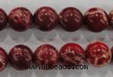 CDI824 15.5 inches 12mm round dyed imperial jasper beads wholesale