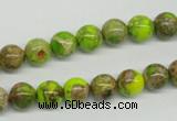 CDI83 16 inches 8mm round dyed imperial jasper beads wholesale