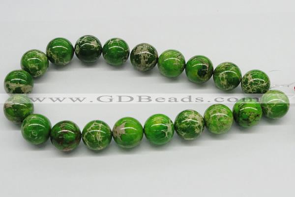 CDI85 16 inches 20mm round dyed imperial jasper beads wholesale