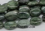 CDJ08 15.5 inches 12*16mm oval Canadian jade beads wholesale