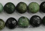 CDJ266 15.5 inches 16mm faceted round Canadian jade beads wholesale